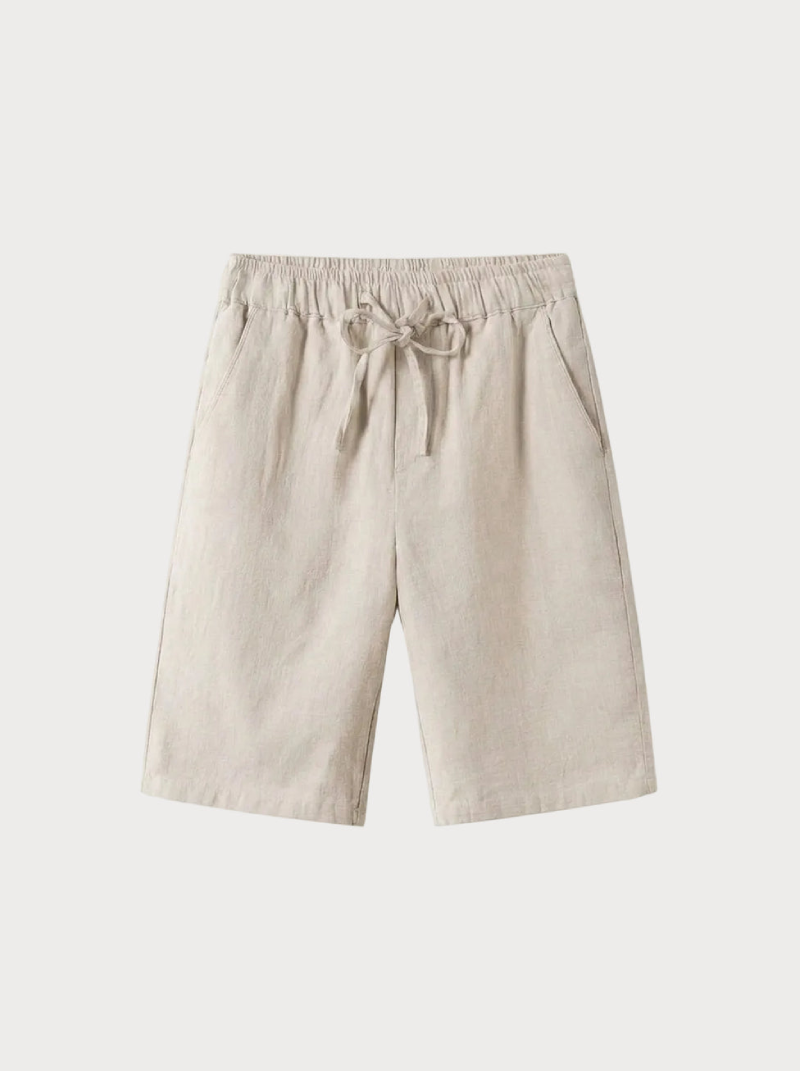 Linen Summer Shorts Beige