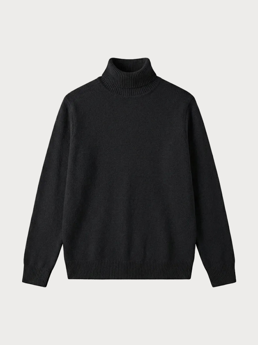 Knitted turtleneck Black