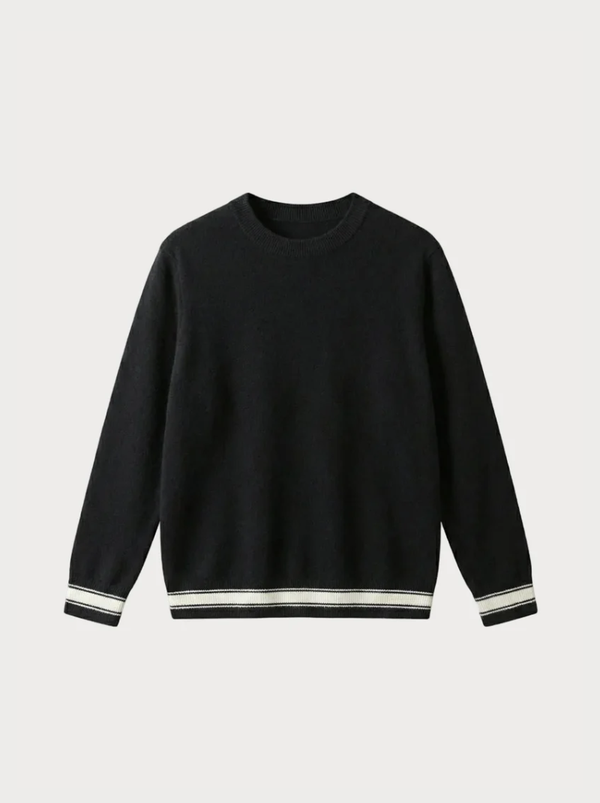 Cashmere Crew Neck Sweater black