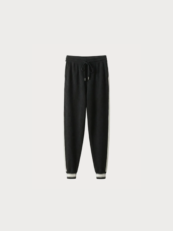 Cashmere trousers black