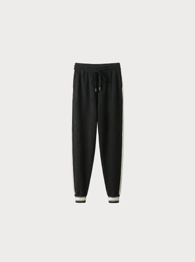 Cashmere trousers black