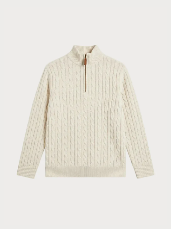 Classic Retro Knit Beige