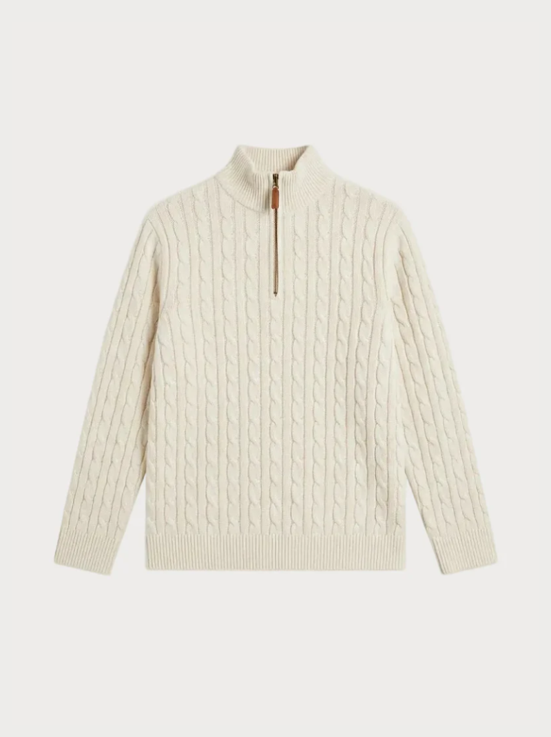 Classic Retro Knit Beige