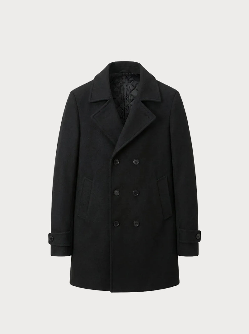 Classic Wool Coat Black