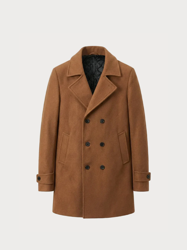 Classic Wool Coat Brown
