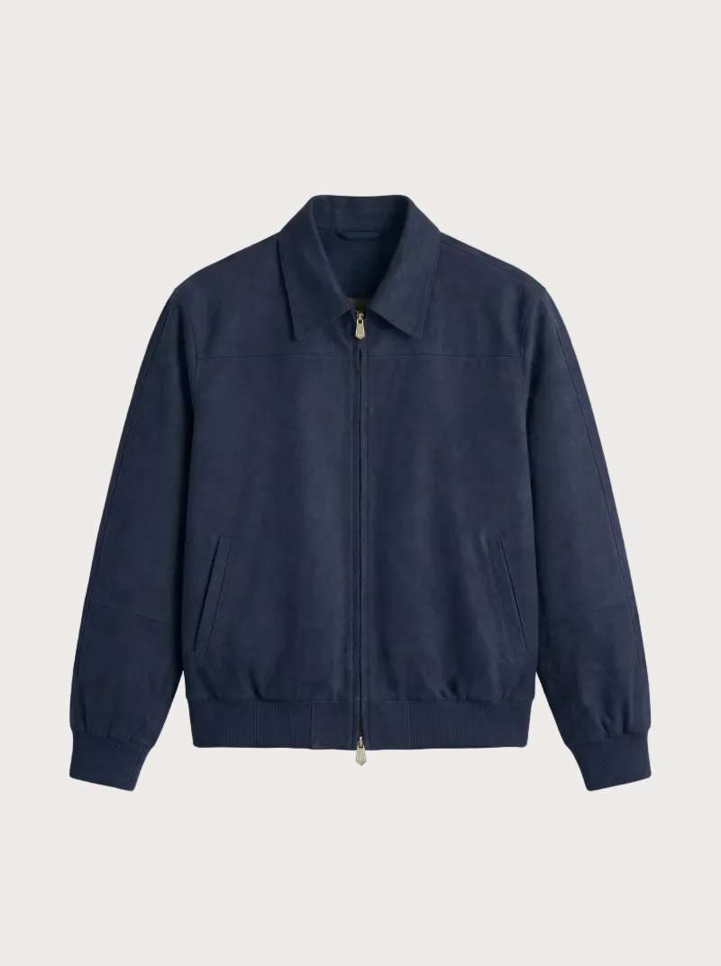 Gentleman’s Casual Bomber Dark Blue