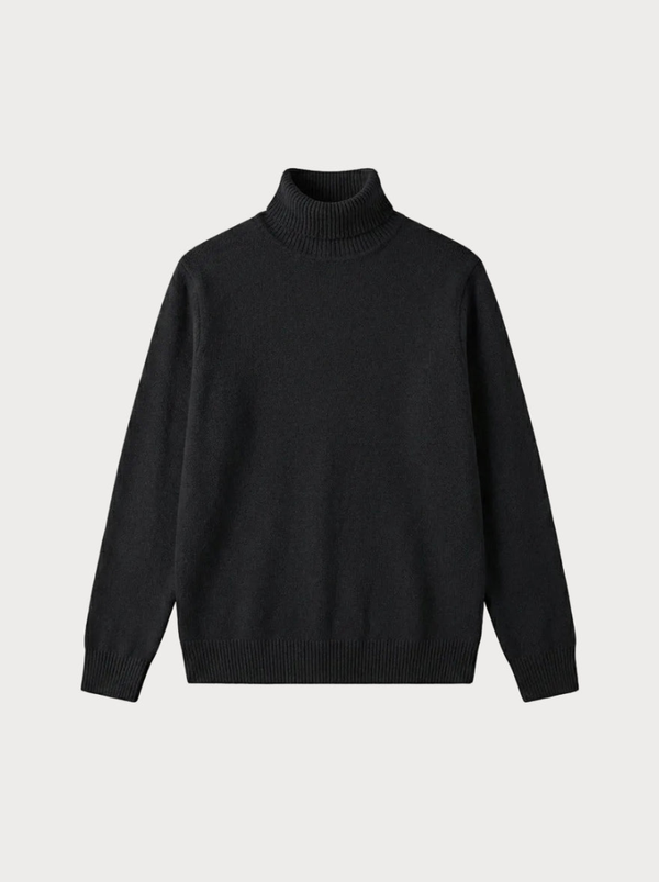 Knitted turtleneck Black