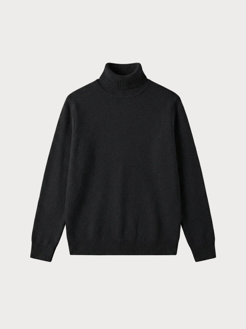 Knitted turtleneck Black