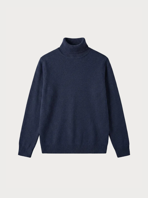 Knitted turtleneck Navy Blue