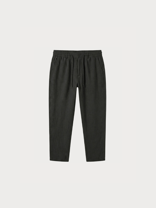 Linen Manor Trousers black