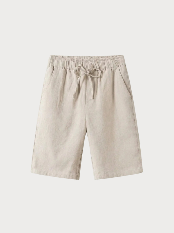 Linen Summer Shorts Beige