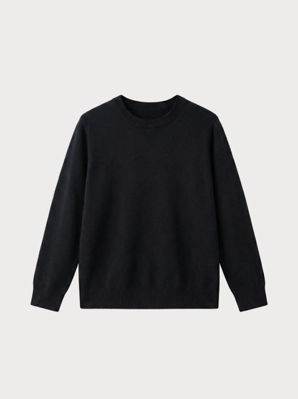 The Milano Knit Sweater Black