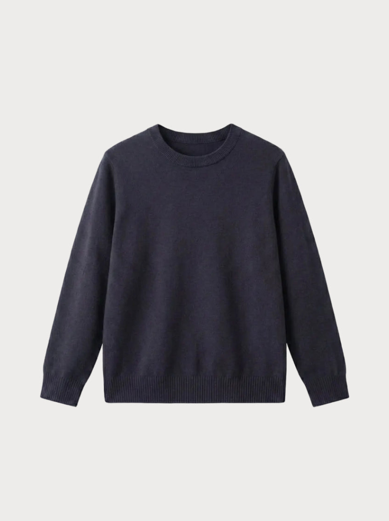 The Milano Knit Sweater Dark Grey