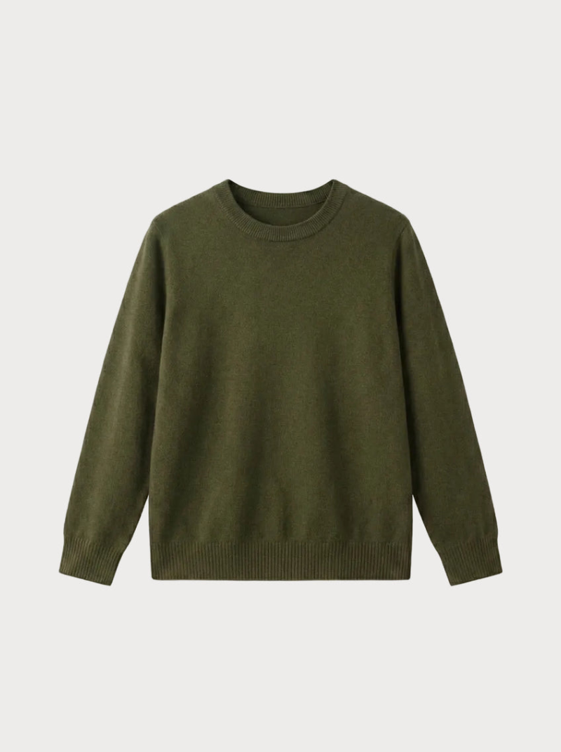The Milano Knit Sweater Green