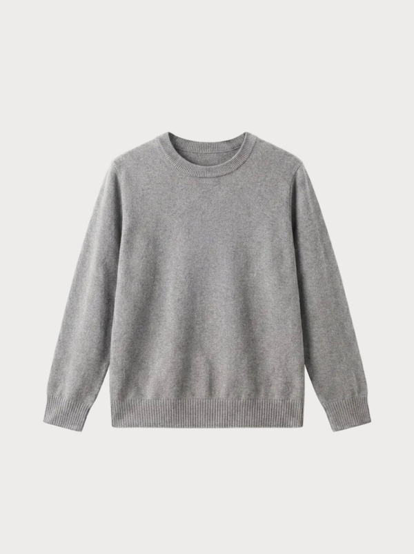 The Milano Knit Sweater Light Grey