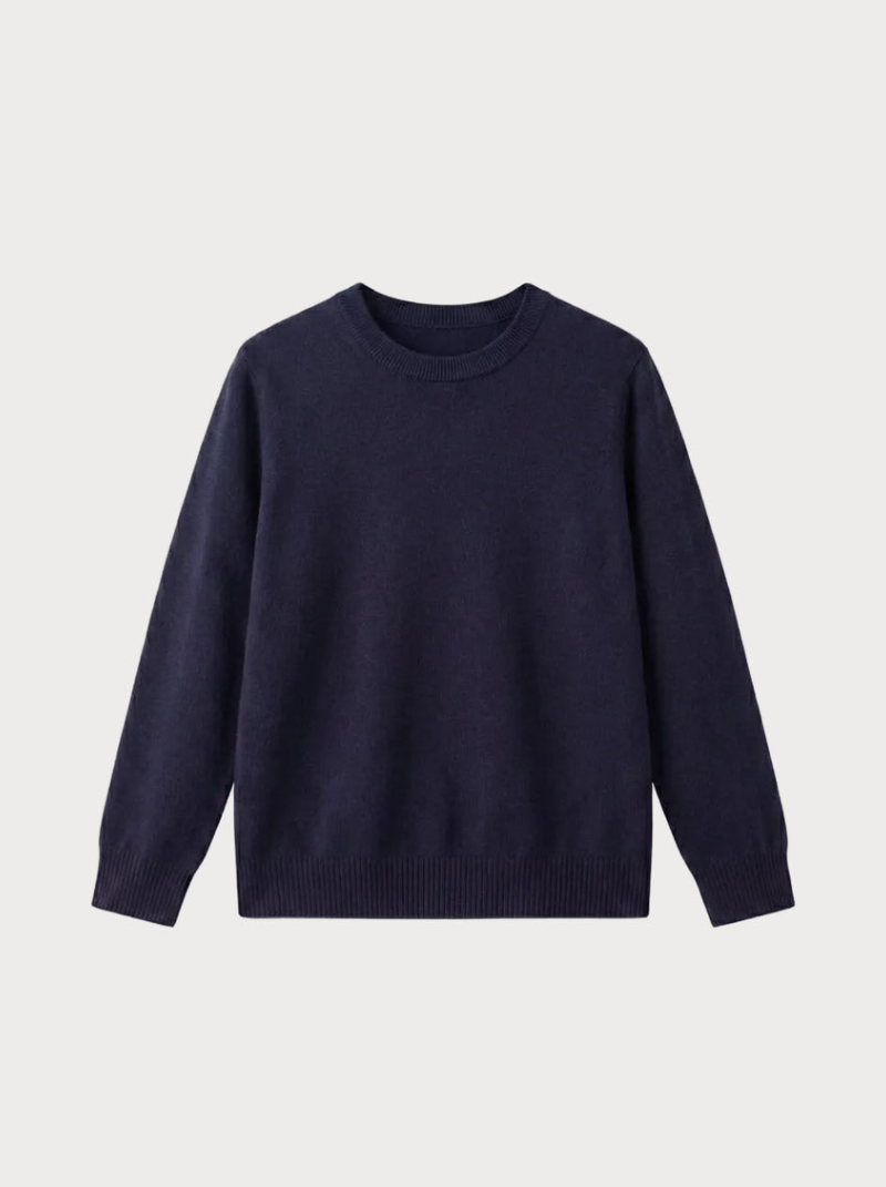 The Milano Knit Sweater Navy Blue