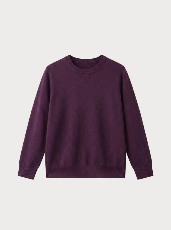 The Milano Knit Sweater Purple