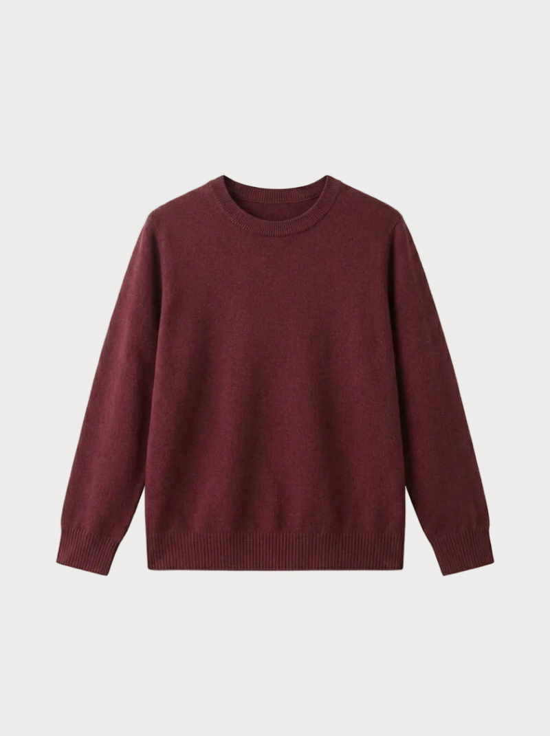 The Milano Knit Sweater Red