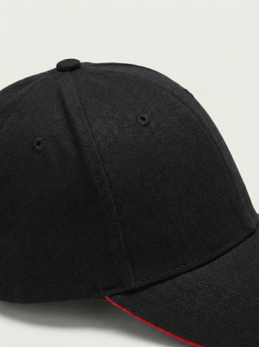 Signature Dad Cap Black