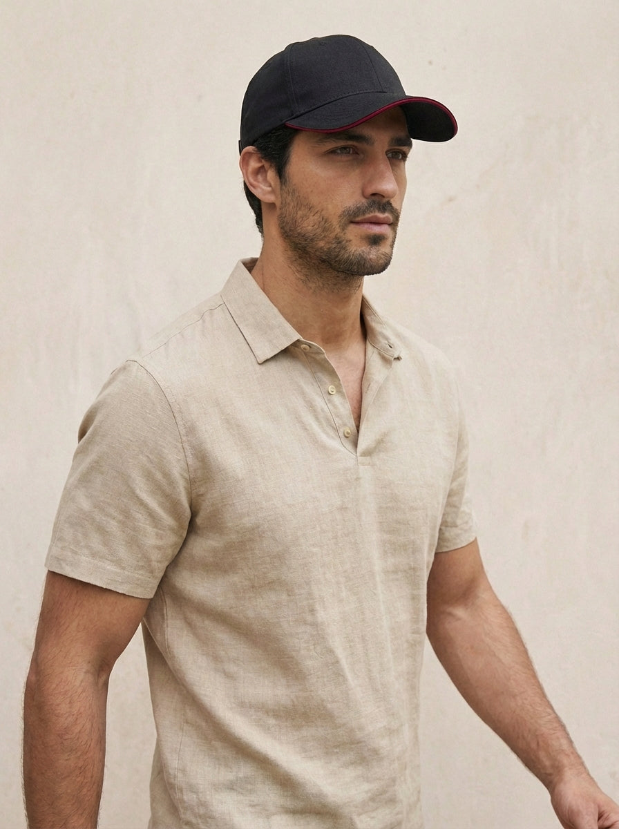 Signature Dad Cap Black