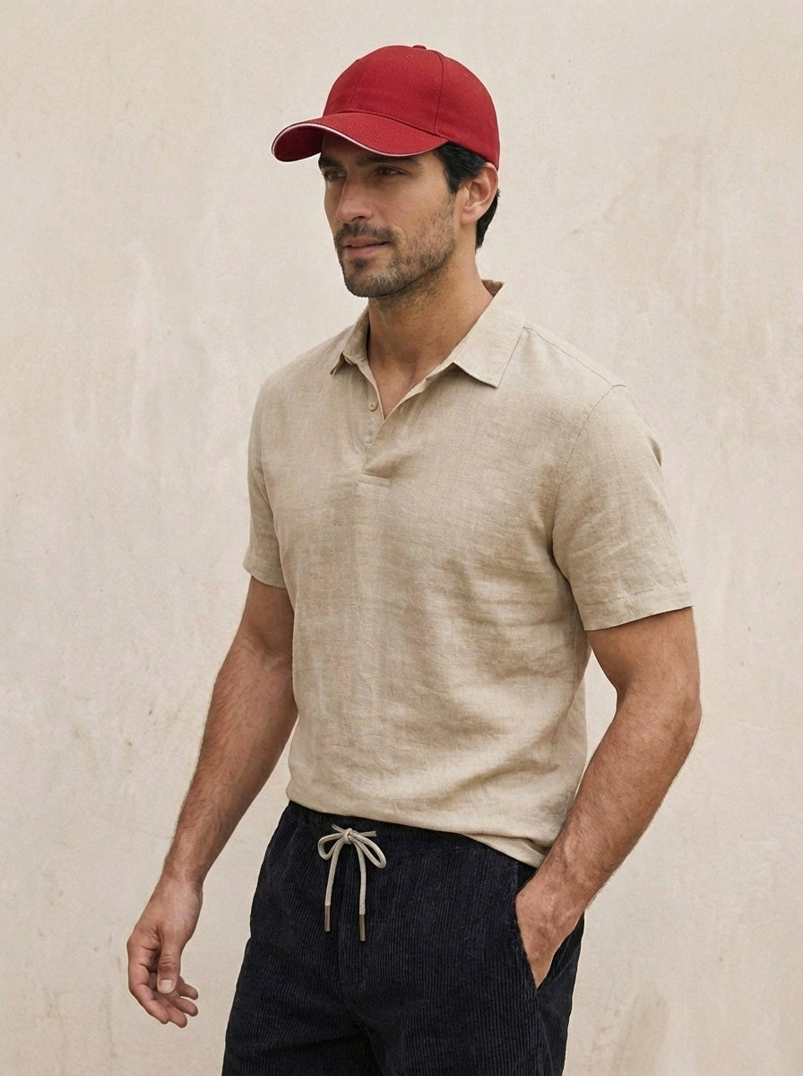 Signature Dad Cap Red