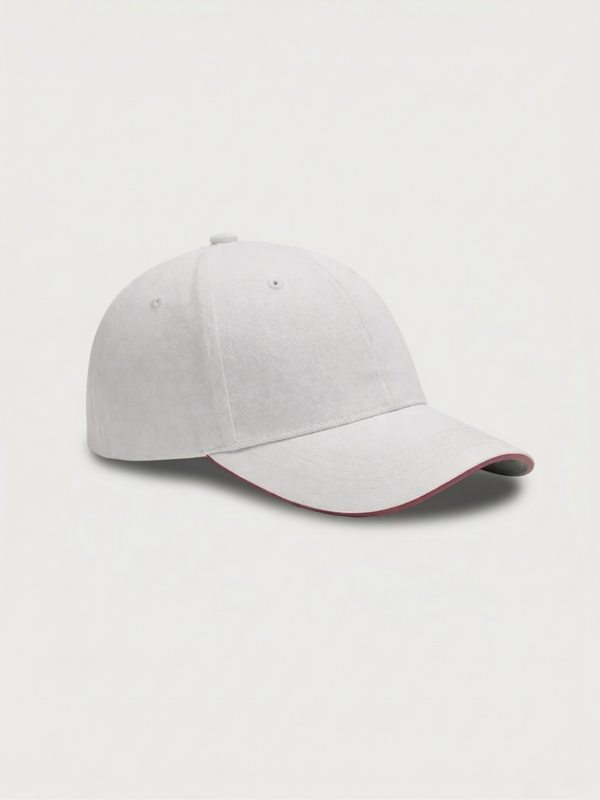 Signature Dad Cap White