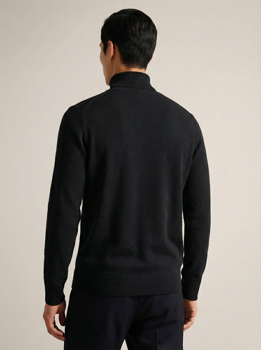 Knitted turtleneck Black