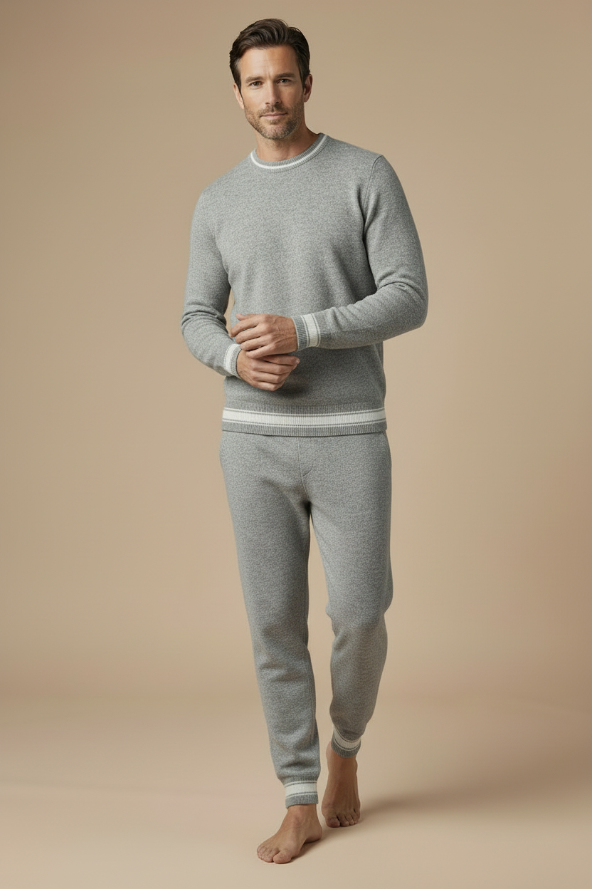 Cashmere set grey